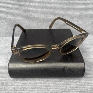 Maui Jim Dragonfly MJ788-24A Sunglasses Crystal Grey Frame Brown Lens Italy 49mm